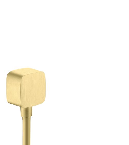 AXOR-HG-AXOR-ShowerSolutions-Wandanschluss-softsquare-Brushed-Brass-36731950 gallery number 1